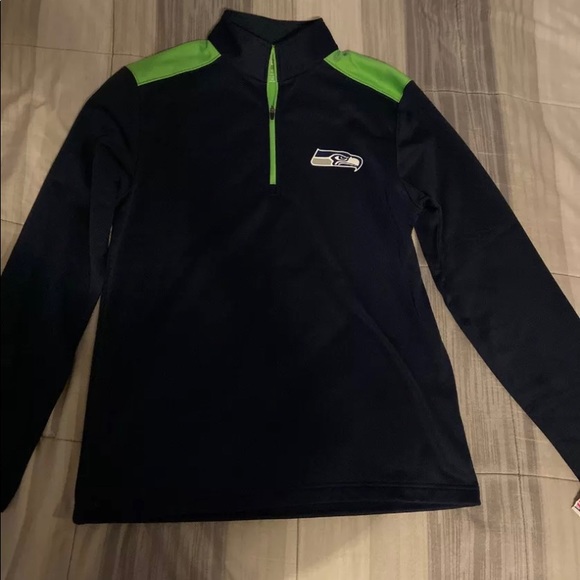 Men’s Medium Seahawks quarter zip. Brand new! - Picture 2 of 4